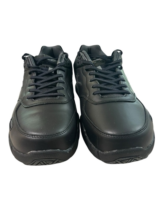 KURU Kinetic Shoes Mens 13.5 Black Leather Work Sneakers Comfort Anti Slip main image 11